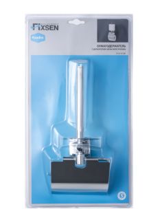 Бумагодержатель+держатель запасного рулона FIXSEN Kvadro (FX-61310E)